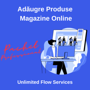 Adaugare Produse Magazine Online Unlimited Flow Services - Pachet Professional