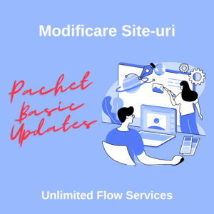 Modificare Site Web Unlimited Flow Services - Pachet Basic Updates