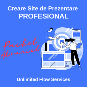 Site de prezentare Unlimited Flow services - Pachet Advanced