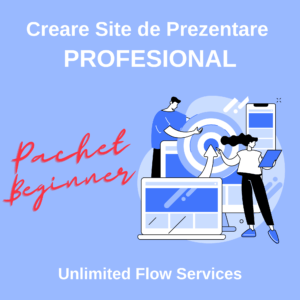 Site de prezentare Unlimited Flow services - Pachet Beginner