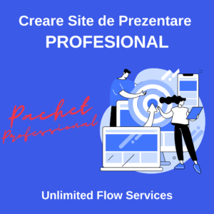 Site de prezentare Unlimited Flow services - Pachet Professional